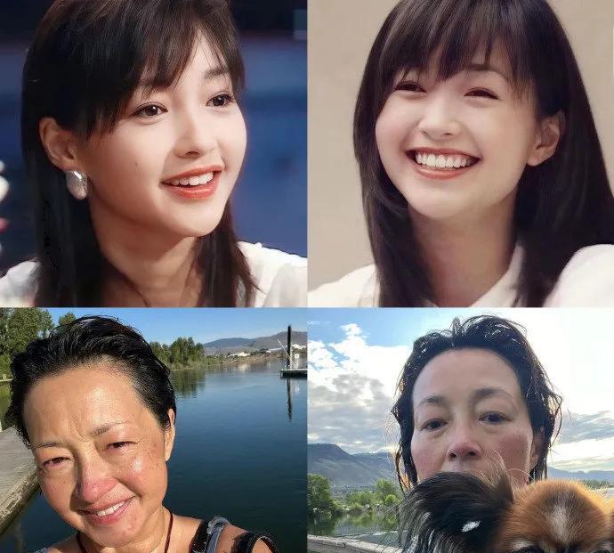 #55岁最美郭襄素颜状态#李绮红的素颜近照里，藏着一种与时光坦然相处的美。当年