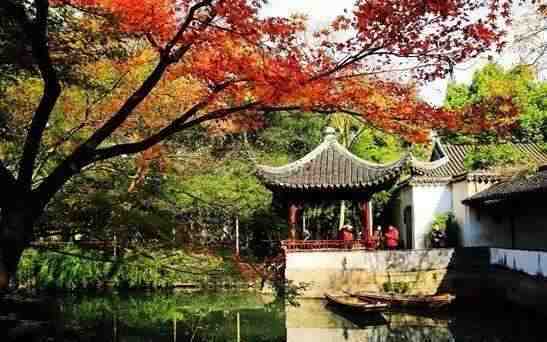 苏州园林甲天下，建筑、山水、雕刻、花木、书画的综合艺术品。​​​​