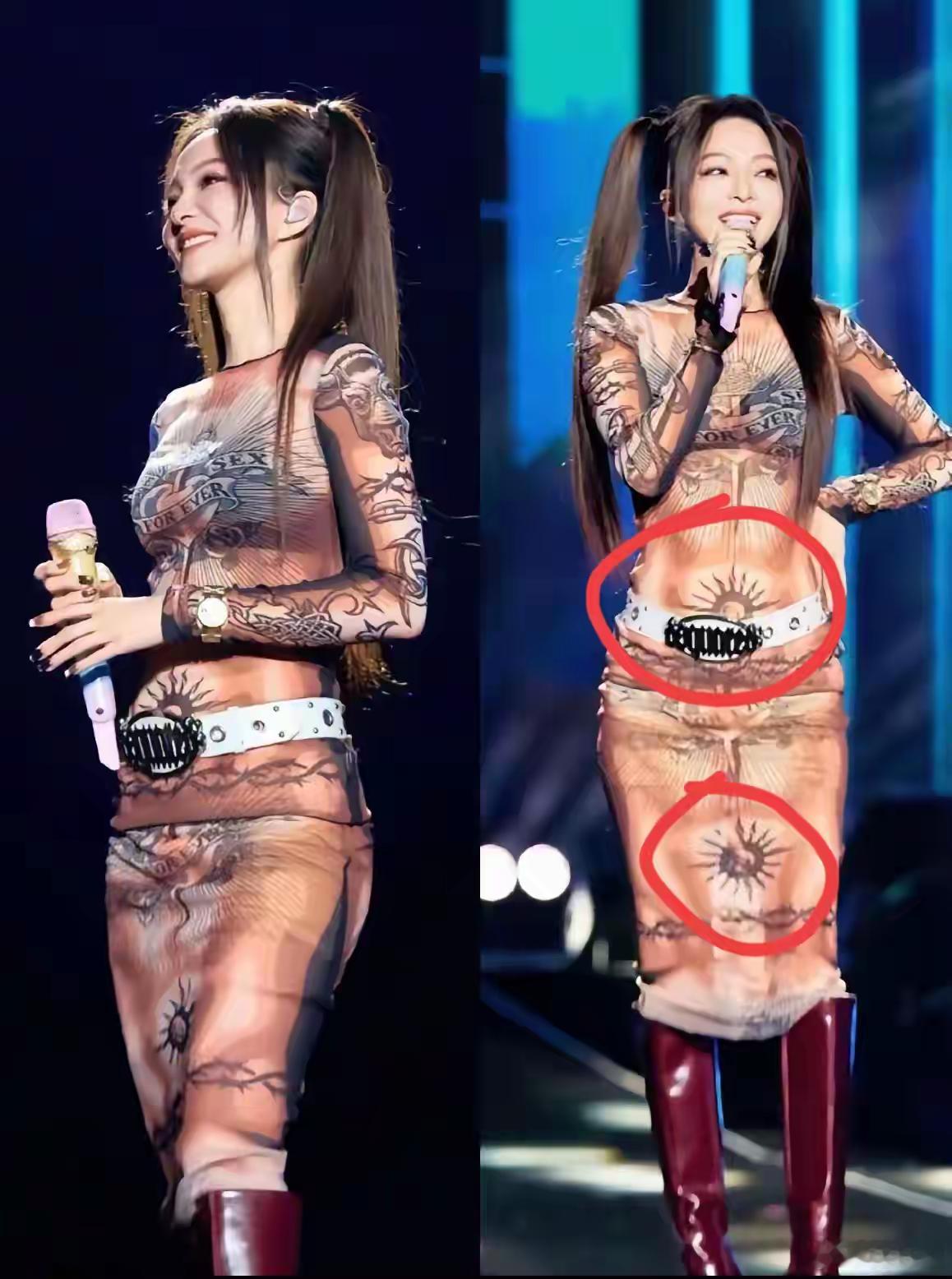 发没发现，张韶涵的服饰越来越奇怪了