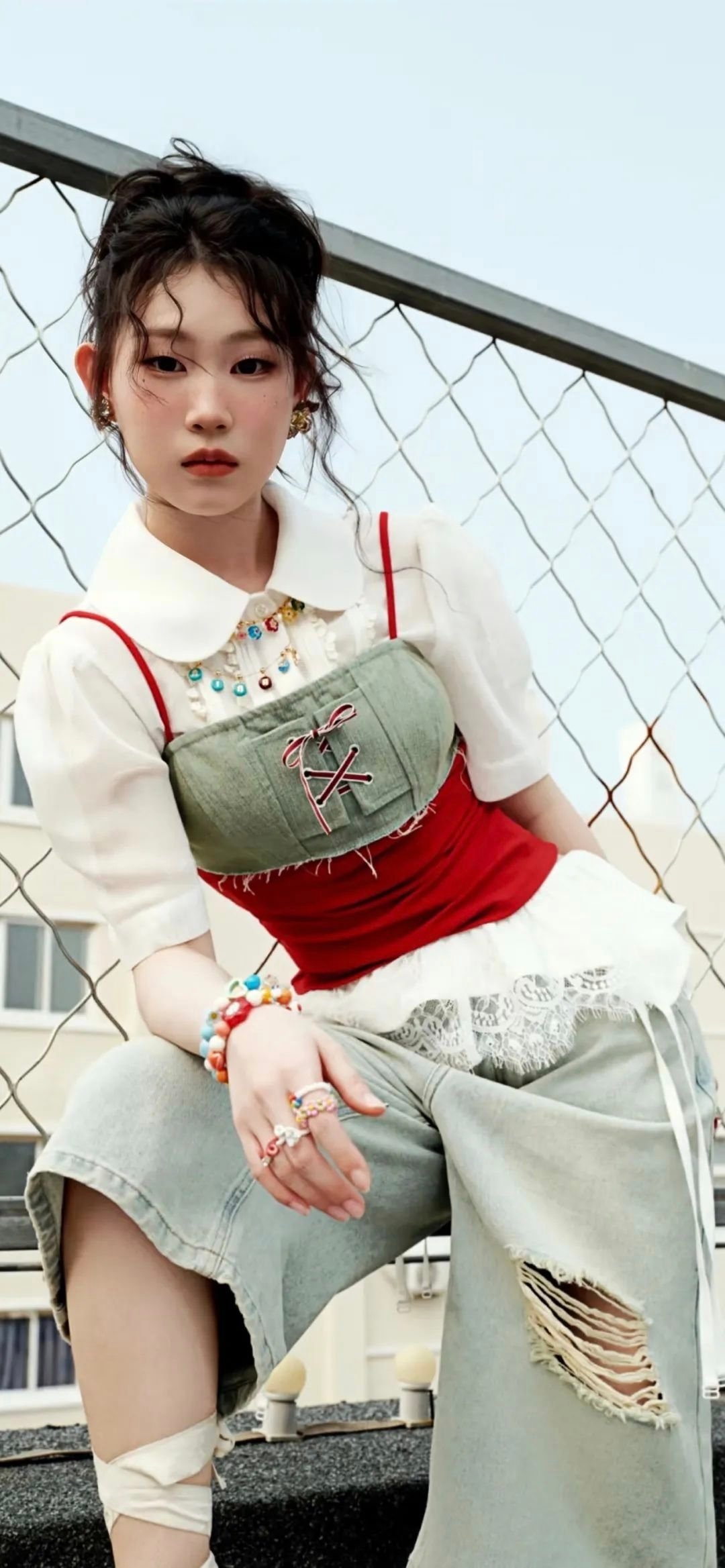 沈佳润的冬天“freeze一下”也太绝了！清冷感和冬日氛围锁死，裹着寒风都自带发