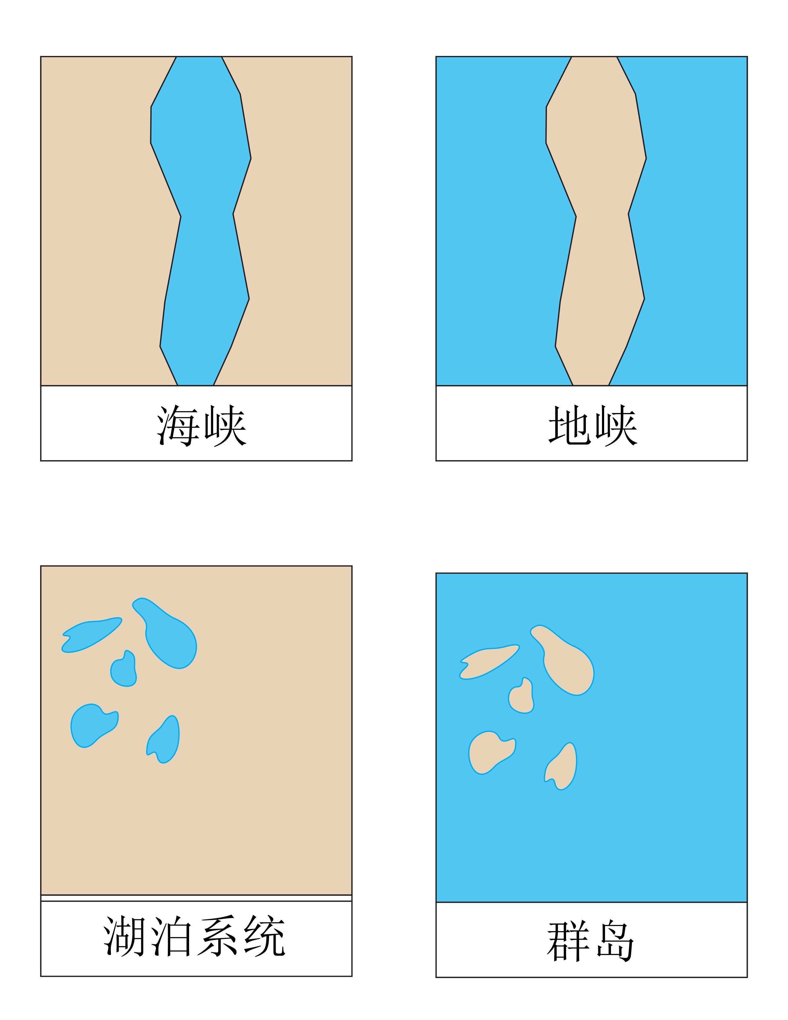 🌍地理地貌认知卡