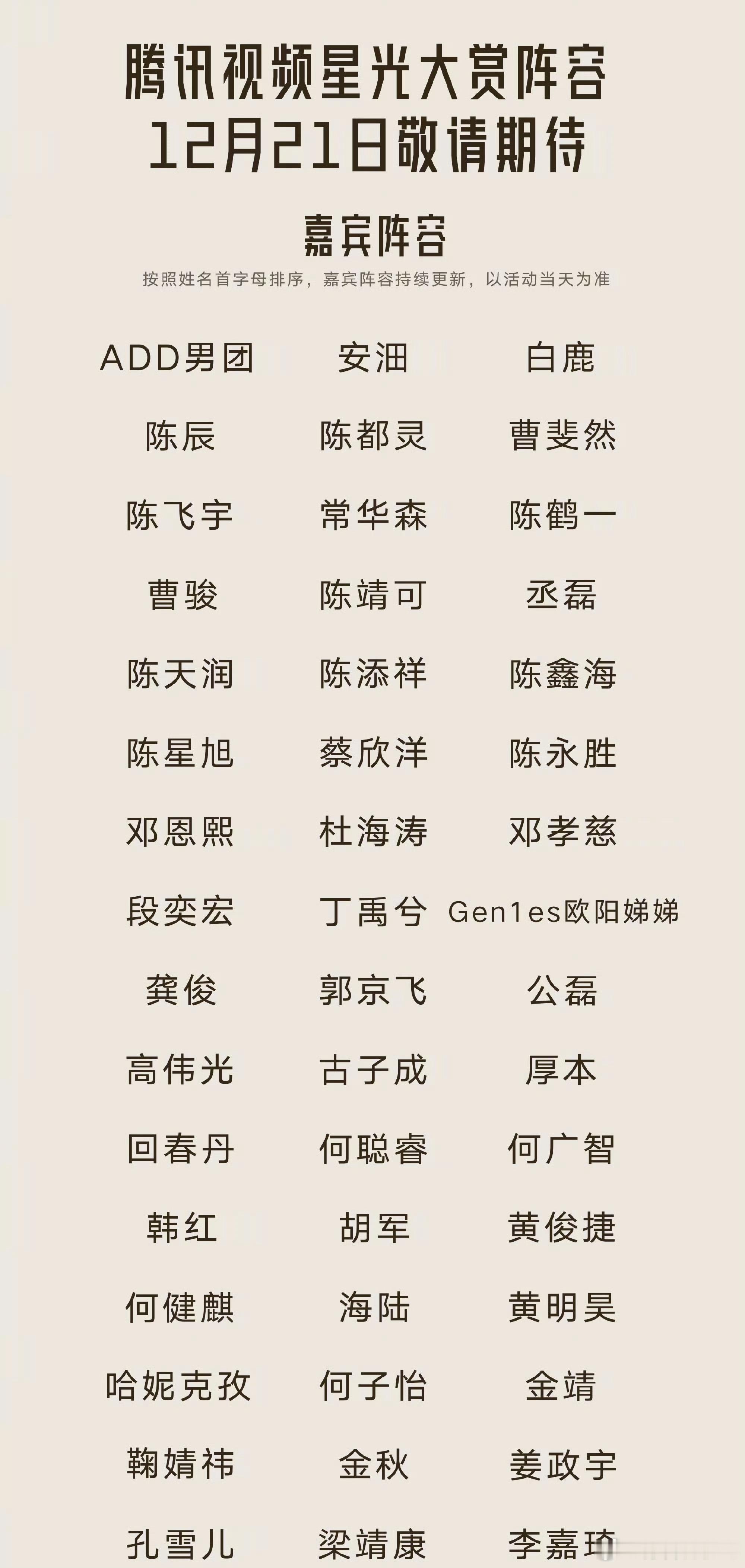 2025星光大赏阵容官宣还邀请了何健麒、吴添豪、申浩男、岳雨婷等短剧演员，都是首