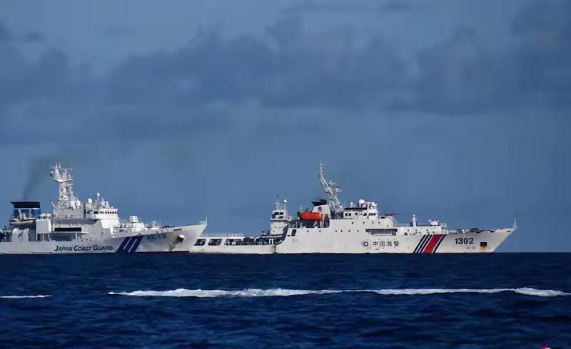 中方海警带炮入钓鱼岛，日本：他们一边宣扬北京主张，一边逼近日本船中国海警船又