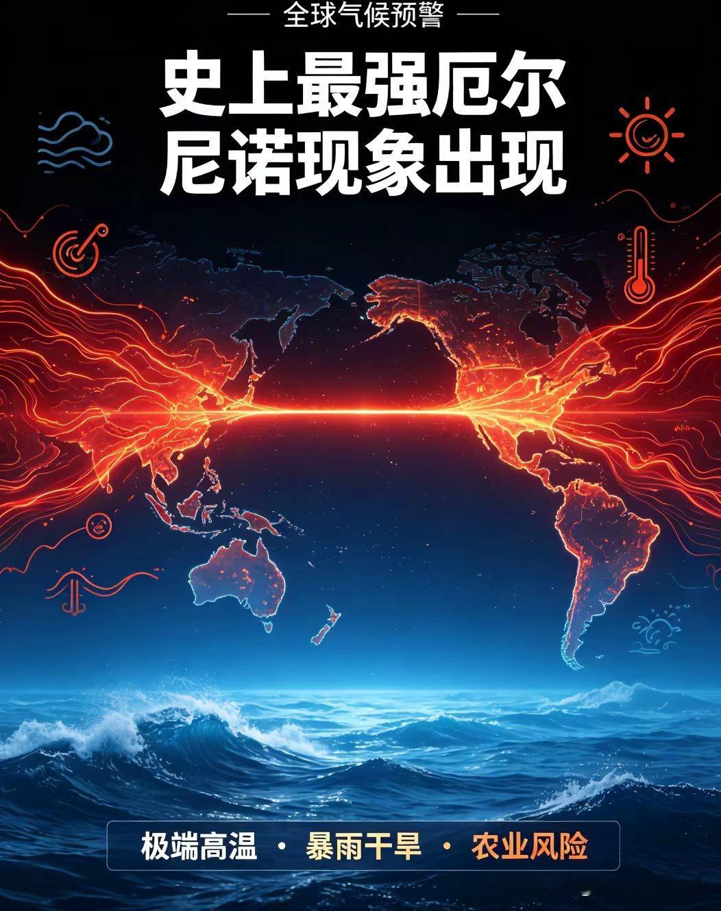 超强厄尔尼诺事件将至，今年冬天天气有多极端？不妨提前做好准备厄尔尼诺事件和拉尼娜事件是常见的两种极端