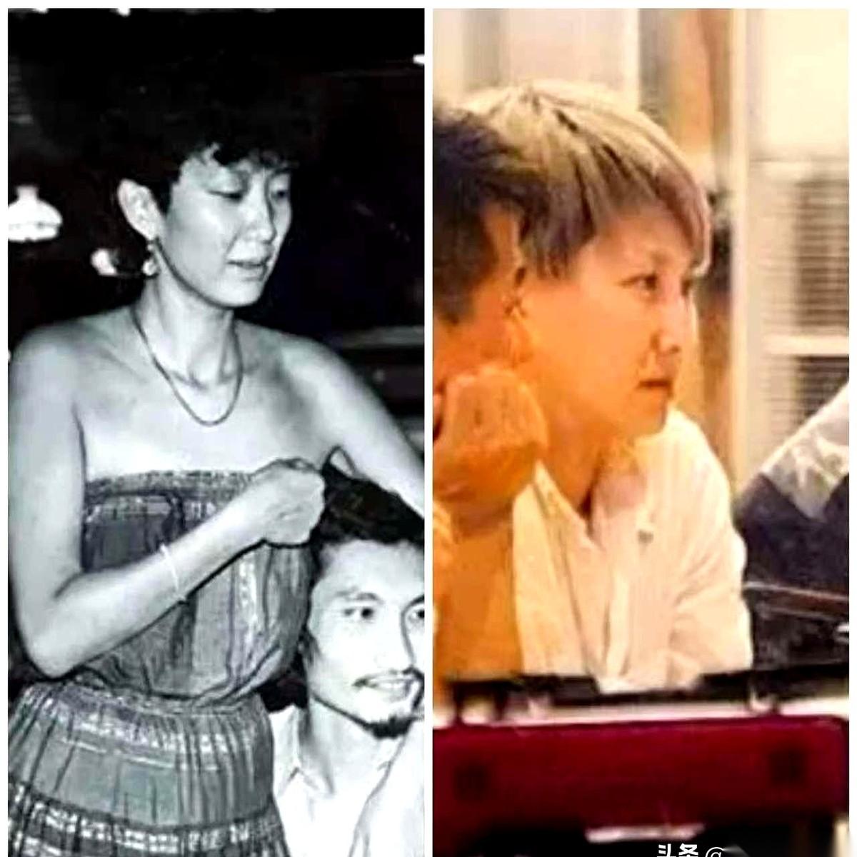 真绝了。你看过徐克现任小助理抱着孩子的照片吗？再拿来对比下三十年前的施南生。
