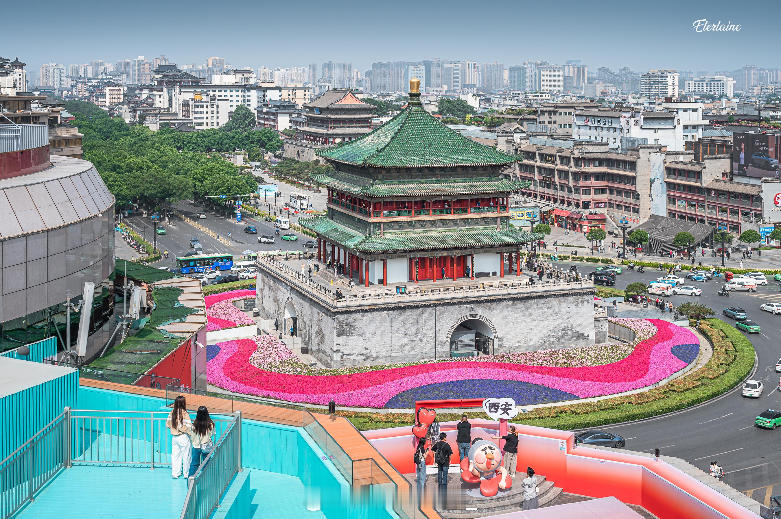 钟/鼓楼/东南角楼(2026.04)西安旅行西安·城墙东南角