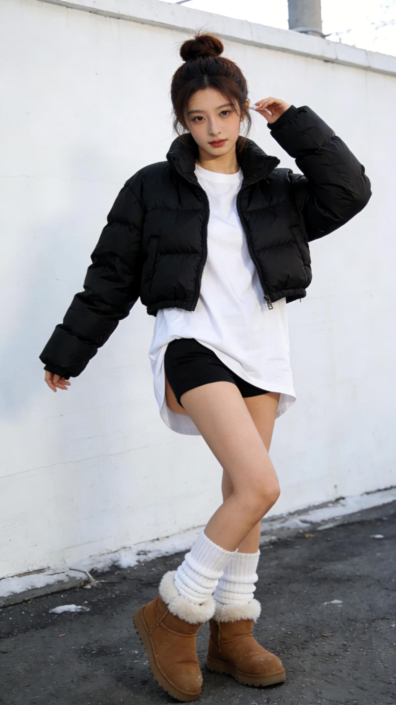 有点疯度，不怕冷！看看气质女神的穿着搭配吧高级感穿搭，温柔风穿搭。气质型女