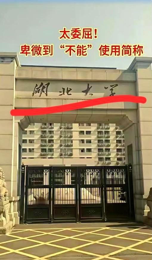 这两天刷到“全网最惨大学”的梗时，电话里有人报学校，愣是把“湖北大学”四个字咬得