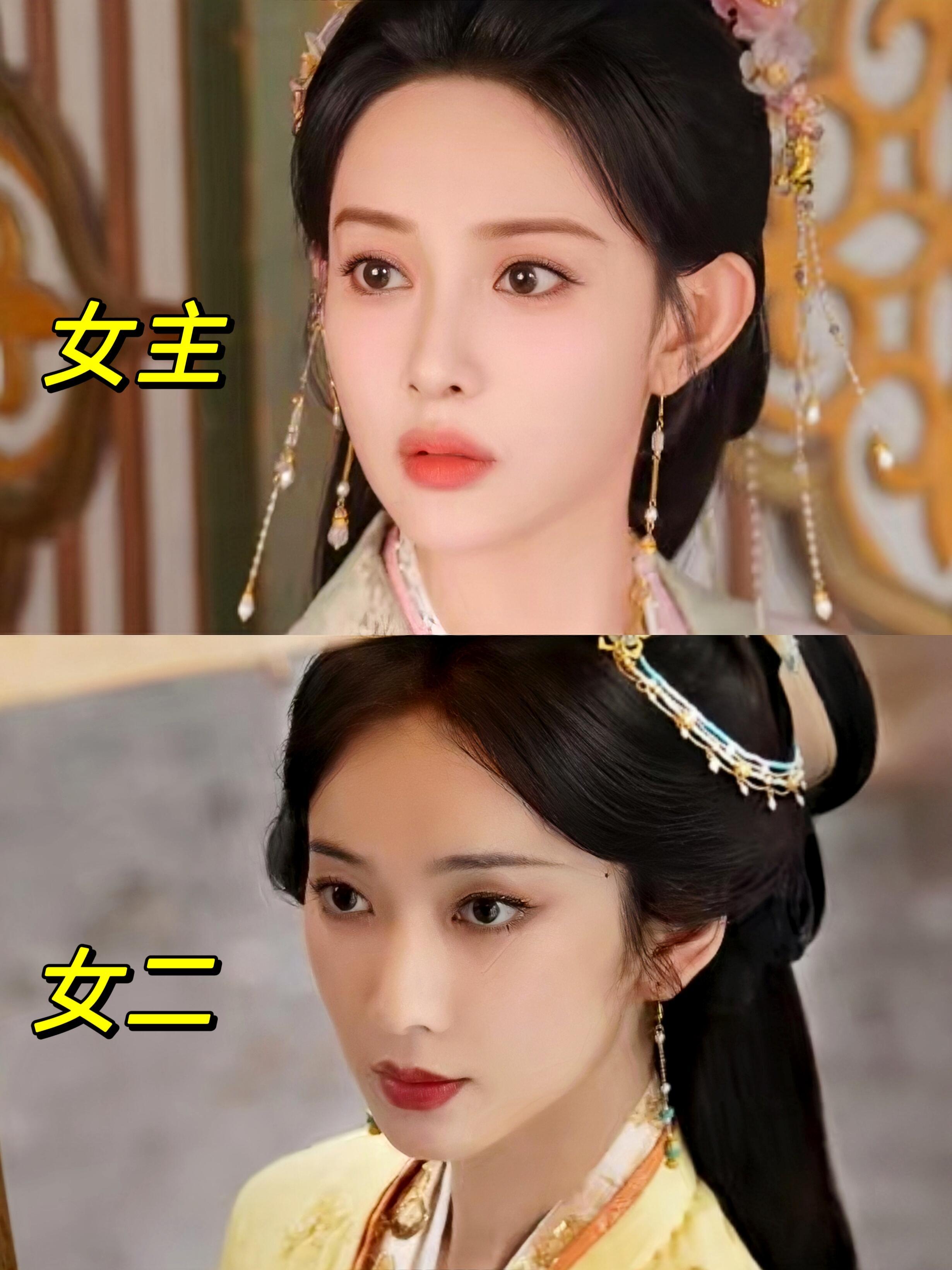 瓦Q？！瞬间理解桃花的选角了…两个宝宝都好美啊！感觉这部剧里她们妆容上都是很素净