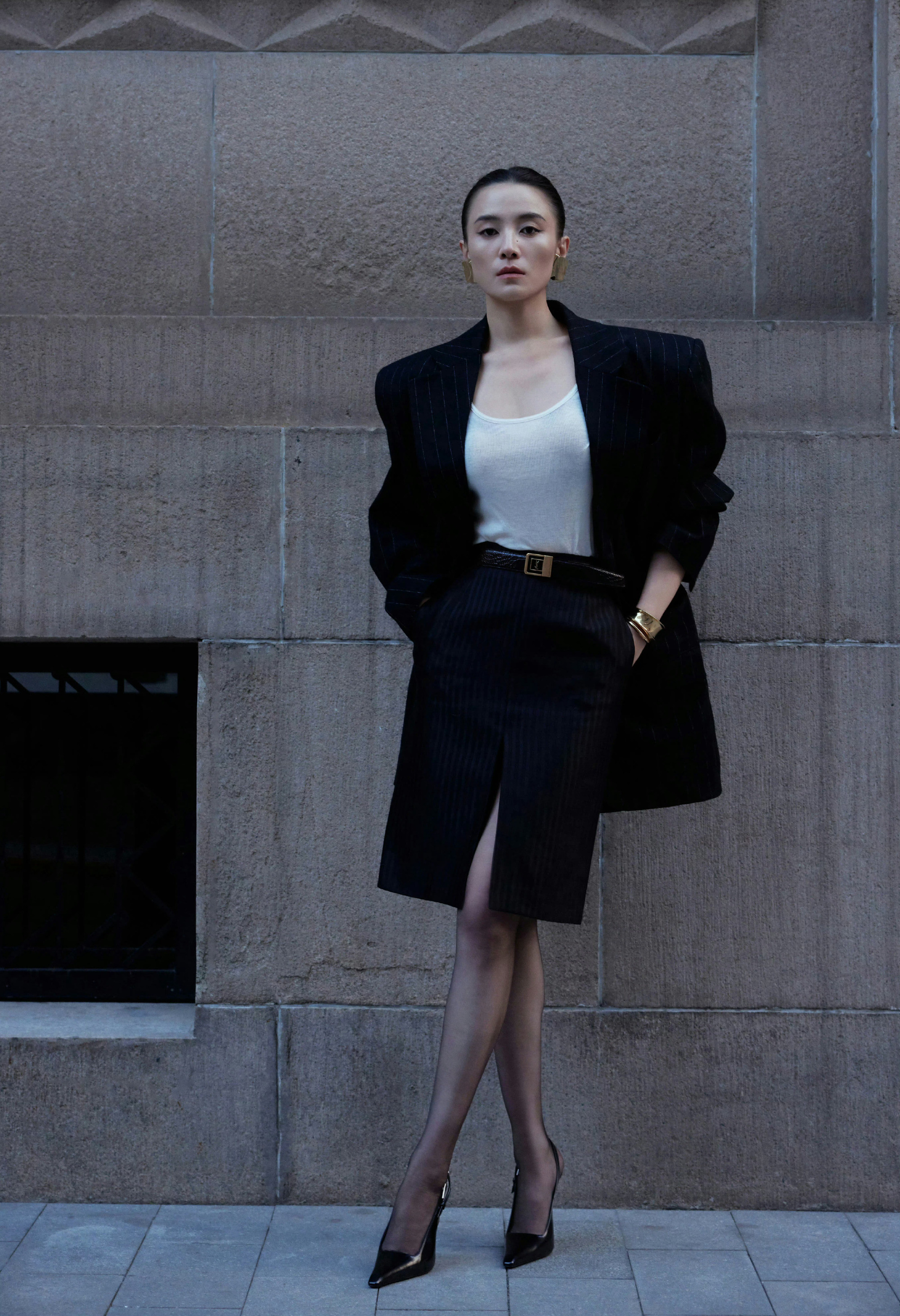 宋佳黑色穿搭精选，姐姐越来越有韵味了。宋佳