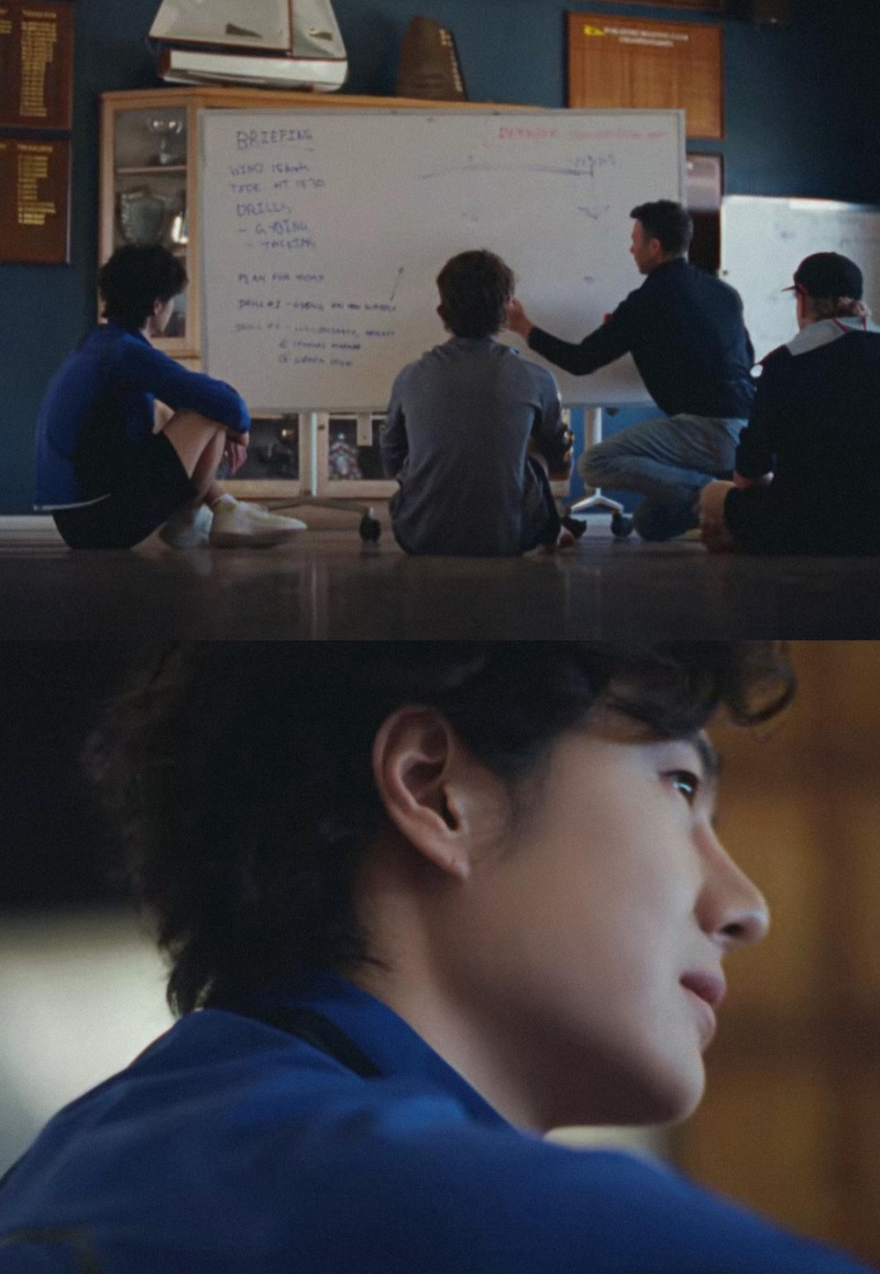 王一博，又又又在接受全英文“授课”了。从《探索新境》、赛车，到海丽汉森航海大片