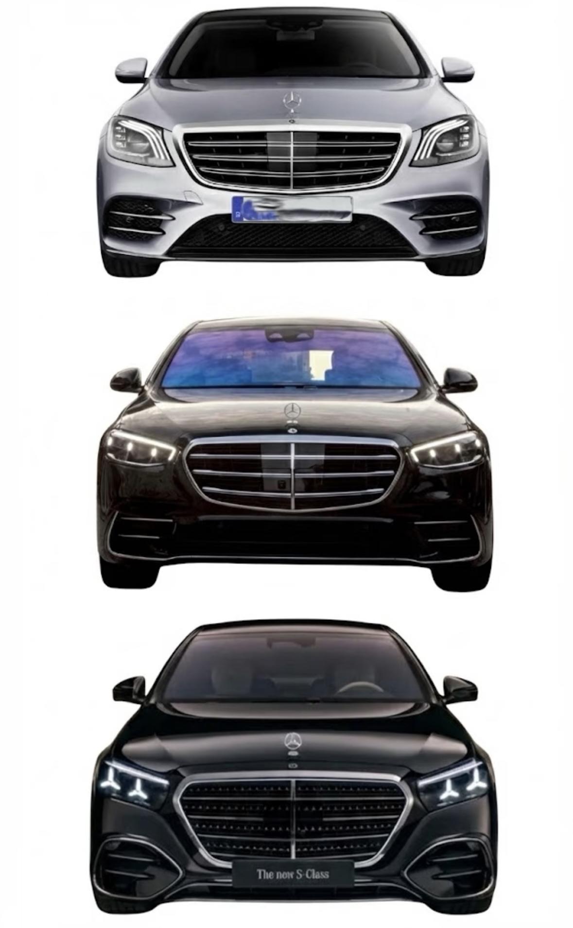 从上到下，三代奔驰S，哪款更有逼格？[吃瓜]W222后期，2018-20