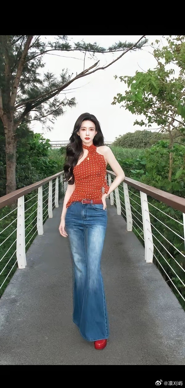 白鹿新剧造型，这是在模仿孟子义跑男这套吗？不过真的好虐……