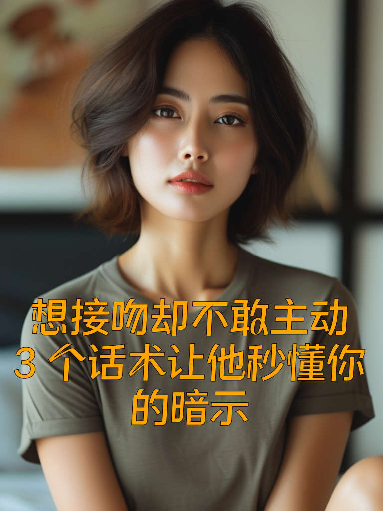 想接吻却不敢主动？3个话术让他秒懂你的暗示