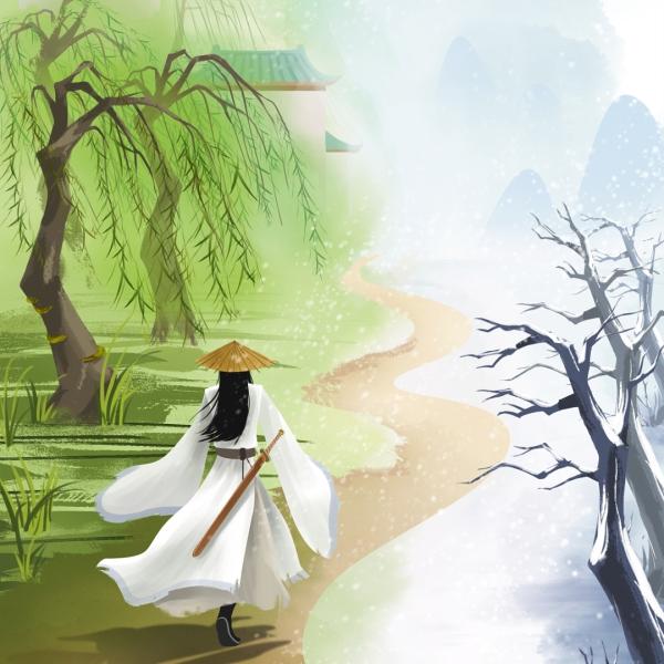 ，求下联（平台提供）我的创意下联可以是：1、莫愁前路无知己🤛且喜今朝