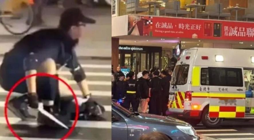 台北无差别攻击案嫌犯身份披露19日晚间，一名袭击者在繁华商业区遭警方追捕时从