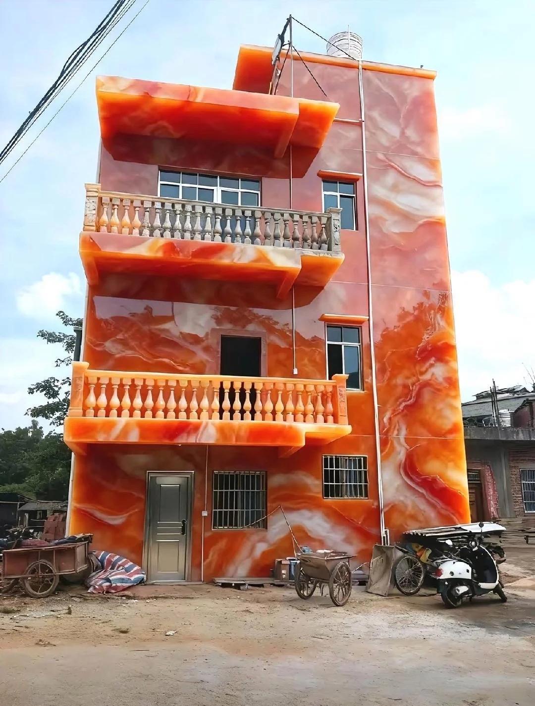 全玉石盖的三层小楼，住进去得啥感觉？太好奇了！