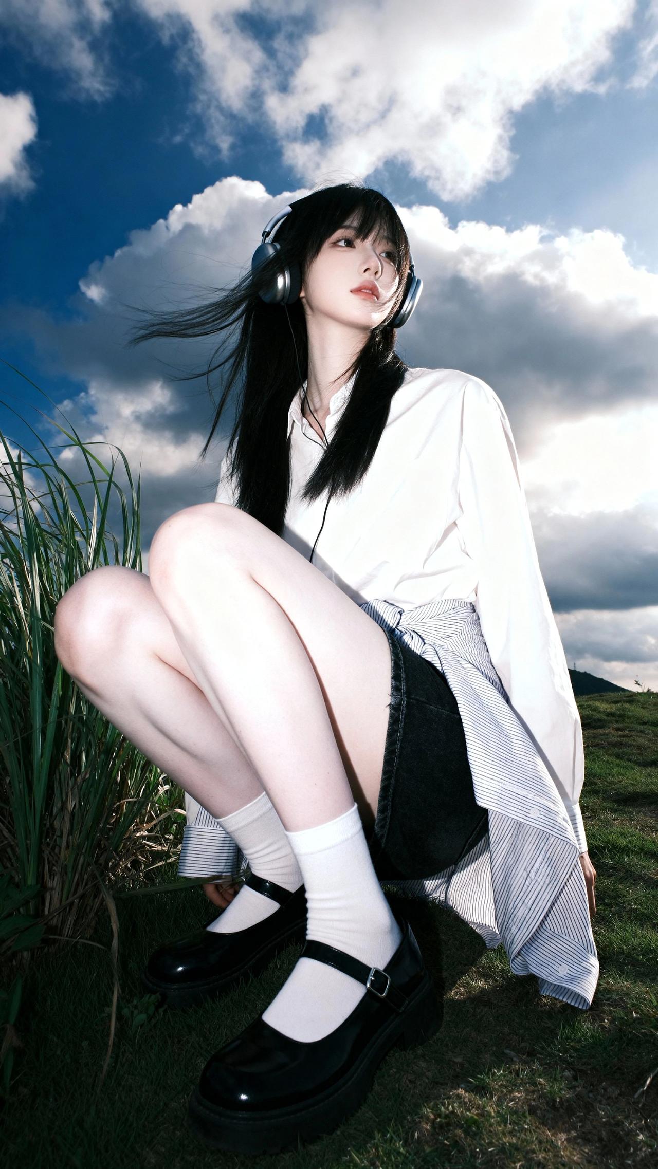 颜值随拍爱拍照爱生活ootd穿搭清纯甜美女生拍照姿势