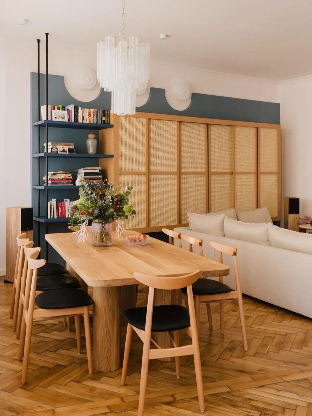 温柔氛围的150㎡公寓，松弛感和幸福感都刚刚好一个有高级感的家装应该是怎样的?