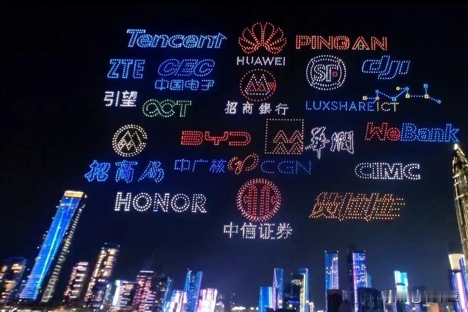 深圳45周年无人机表演，一眼看到华为，却不知引望是什么？引望是华为旗下专注于智