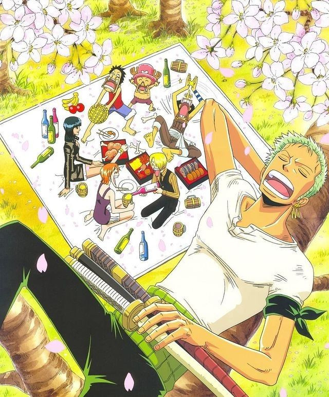 海贼王海贼王如此温馨安宁的画面​​​