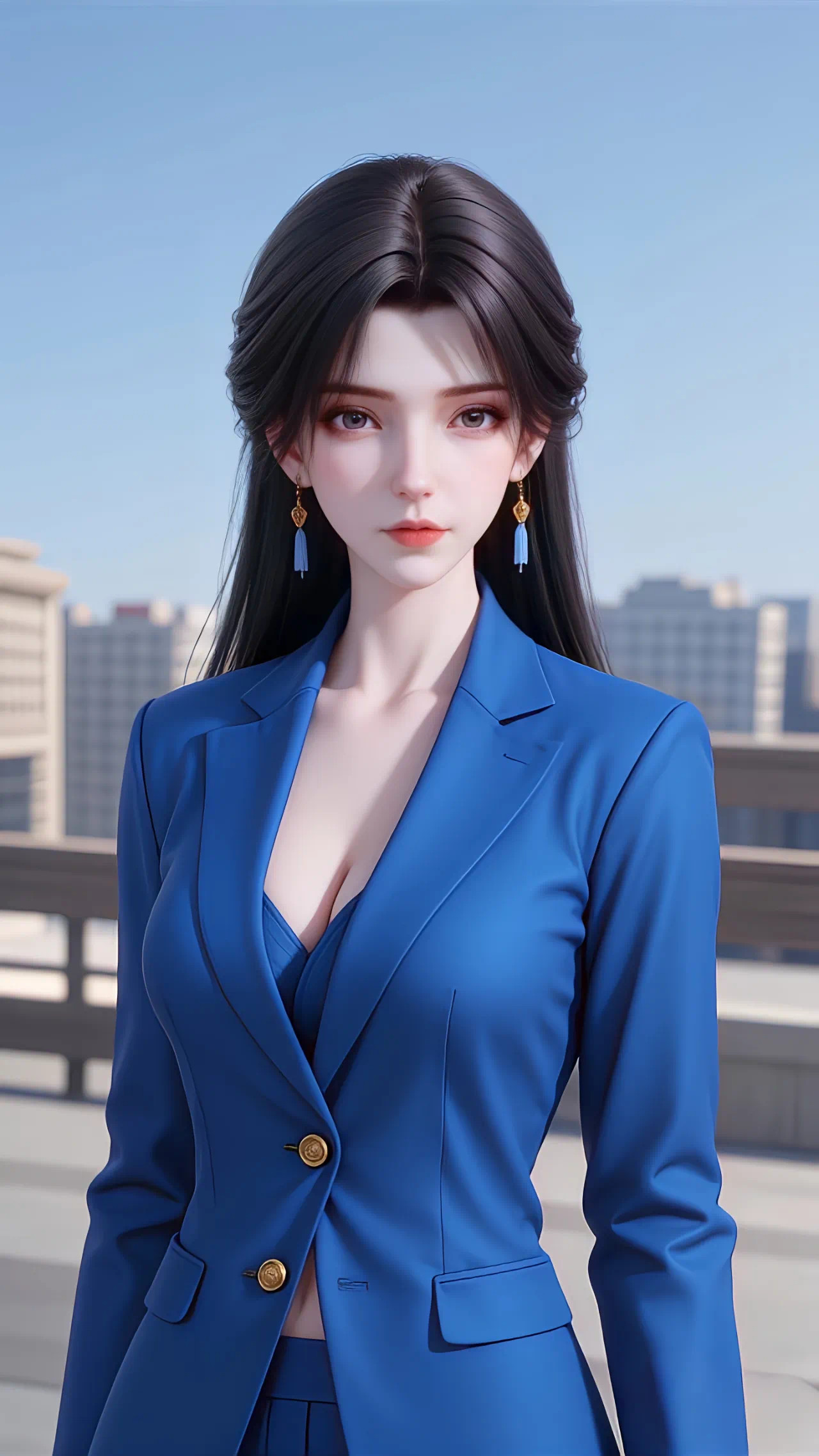 仙逆动画李慕婉【精致美图】换上职业装的婉儿，一样美丽干练！国产动漫​​​