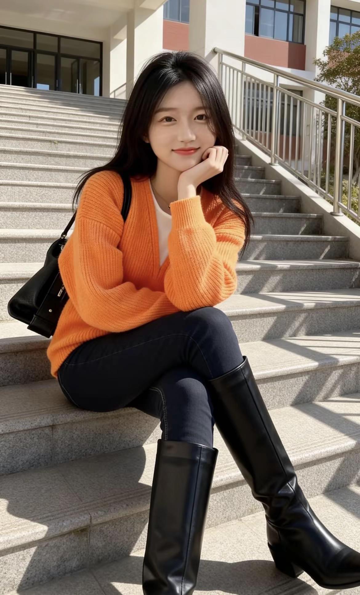 这种穿搭在校园里会被搭讪吗？努力和上进，不是为了给别人看，是为了不辜负自己。周一