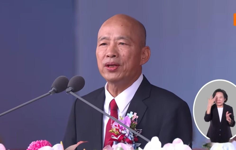 韩国瑜：“有人想把台湾变成中国第31省”台立法机构负责人韩国瑜今天（10日）
