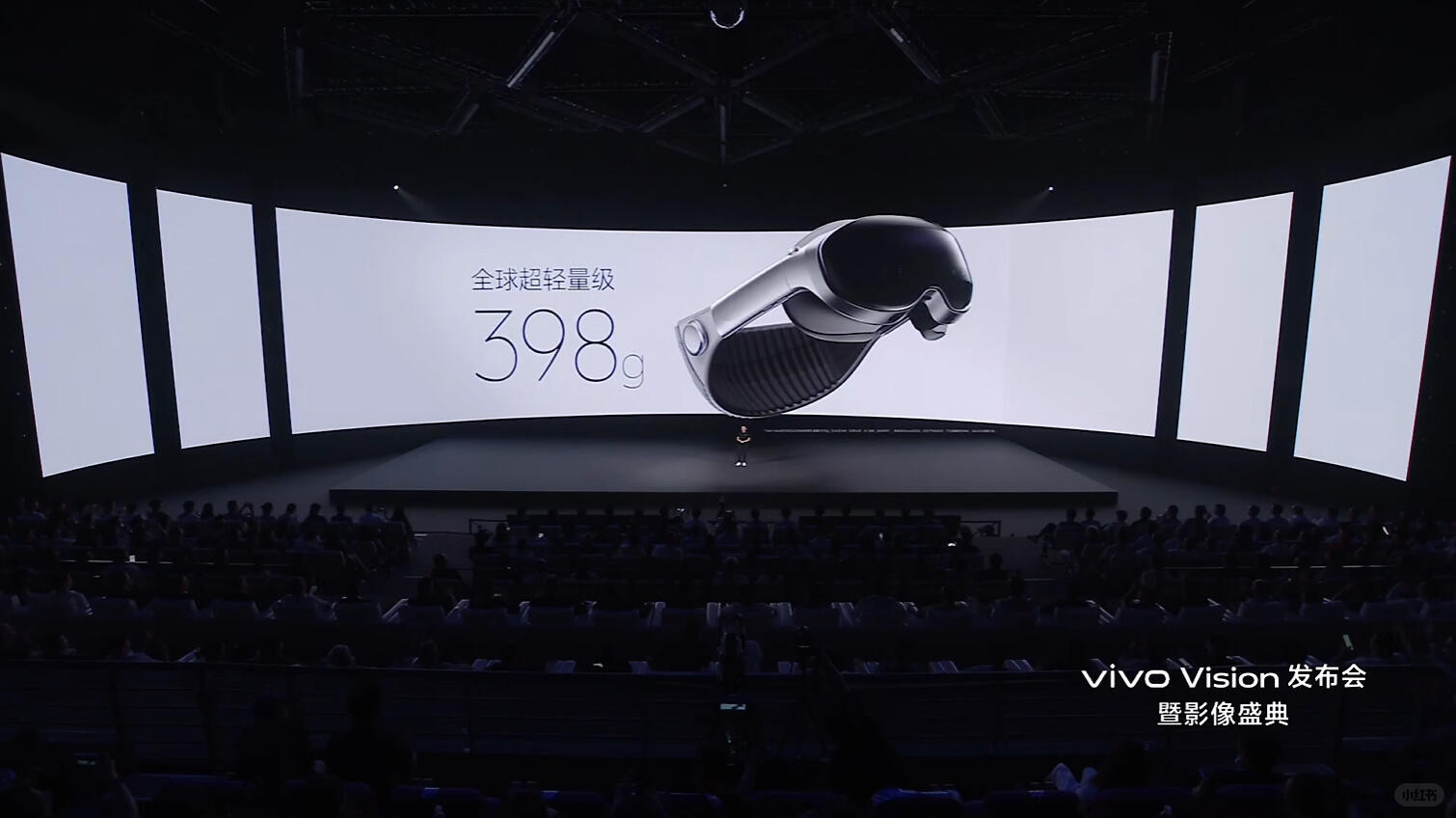 vivovisionXR产品发布会使用后期合成画面是一种便于观众理解的无奈操作