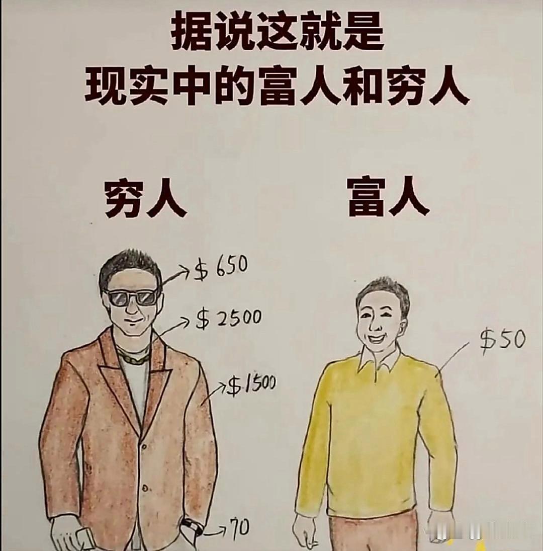 据说这就是富人和穷人的区别，事实真的是这样吗？​​​