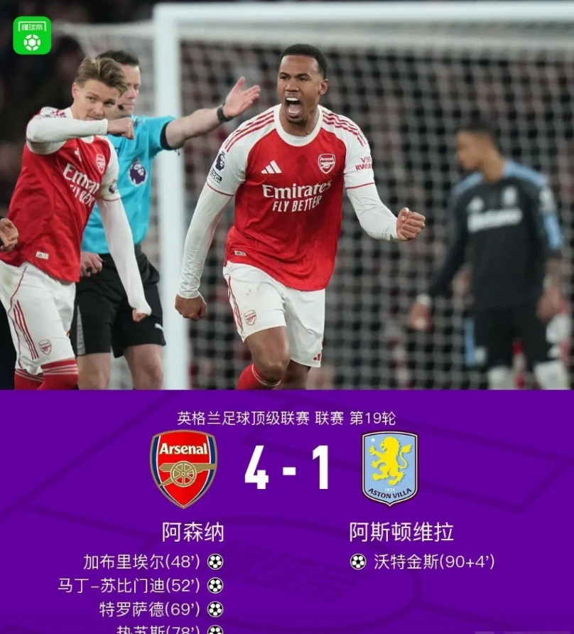 英超，阿森纳4-1大胜维拉，赛后黄健翔老师点评比赛，说出了藏在心里话。1、今
