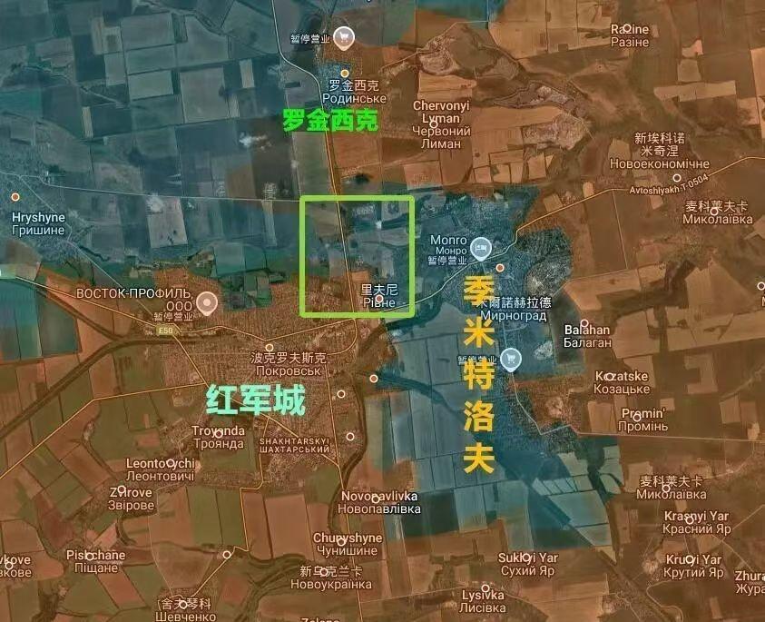 俄乌战场上最近公布的一条无人机视角视频，可体会到红军城战区来往的困难。视频内容