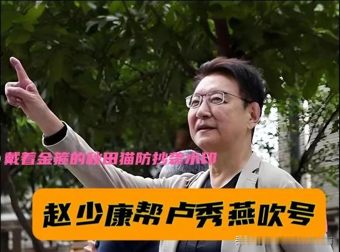 赵少康帮卢秀燕敲边鼓吹号！解读妈妈市长“将启程”，说卢秀燕这意图很明显，就是在准