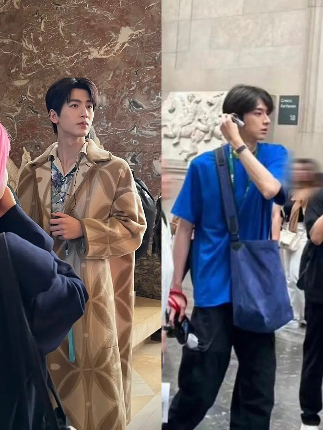 张凌赫和林一同是游览艺术馆，你更喜欢谁呢