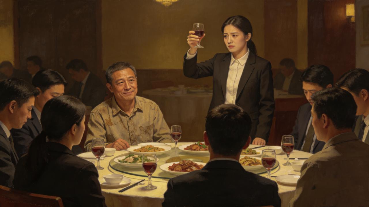 老张在单位干了二十年，还是科员。新来的小刘，三年就副科了。那天聚餐，小刘敬酒：