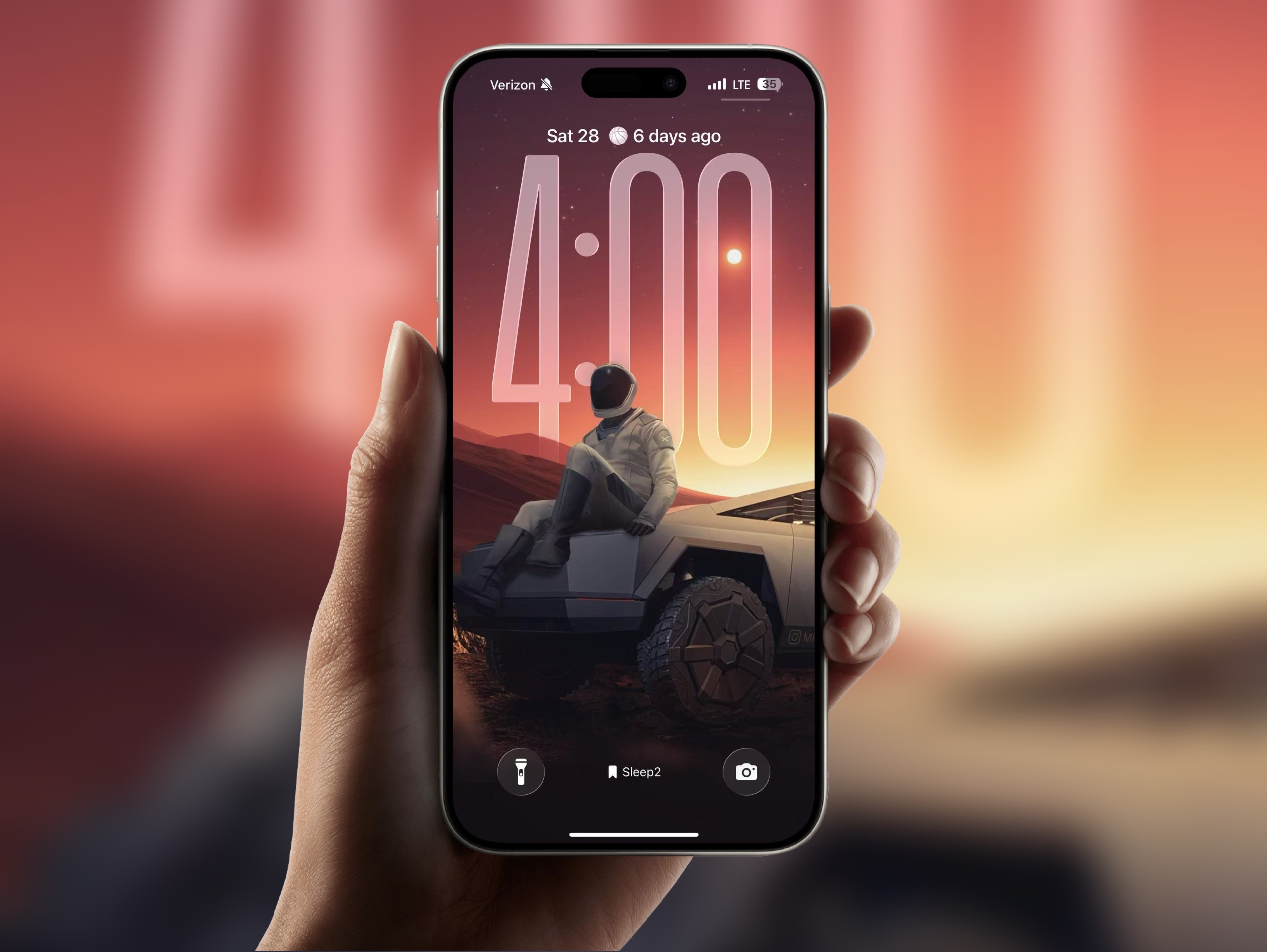 今日份的iOS26景深壁纸特斯拉Cybertruck​​​