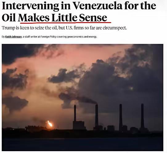 靠委内瑞拉石油赚钱困难重重，雪佛龙等美企保持沉默，白宫不得已盯上中国！白宫天