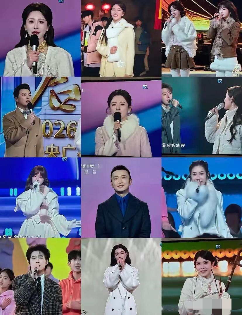 谁懂啊！今年央视跨年晚会最戳人的不是歌舞，是女主持们裹得严严实实的厚大衣！往