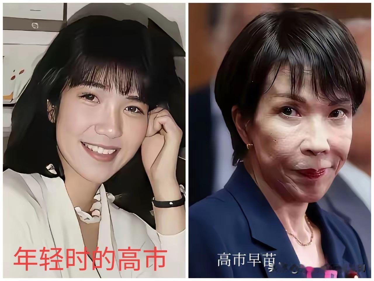 “相由心生”！高市早苗早年曾任职于日本朝日电视台，担任主持人一职。彼时的她