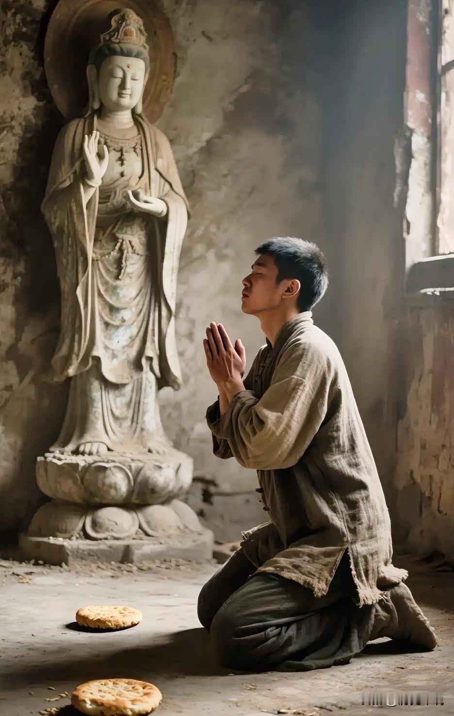 光棍拜菩萨求老婆！菩萨开口：晚上老婆！菩萨开口：晚上单独来，竟藏着勤劳致富的玄机