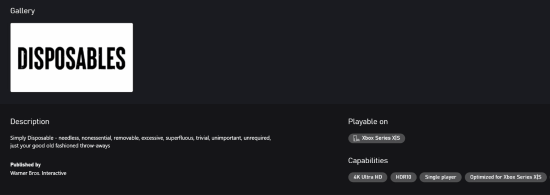 Xbox新游戏泄露 WB Games发行、代号&ldquo;MetCat&rdquo;