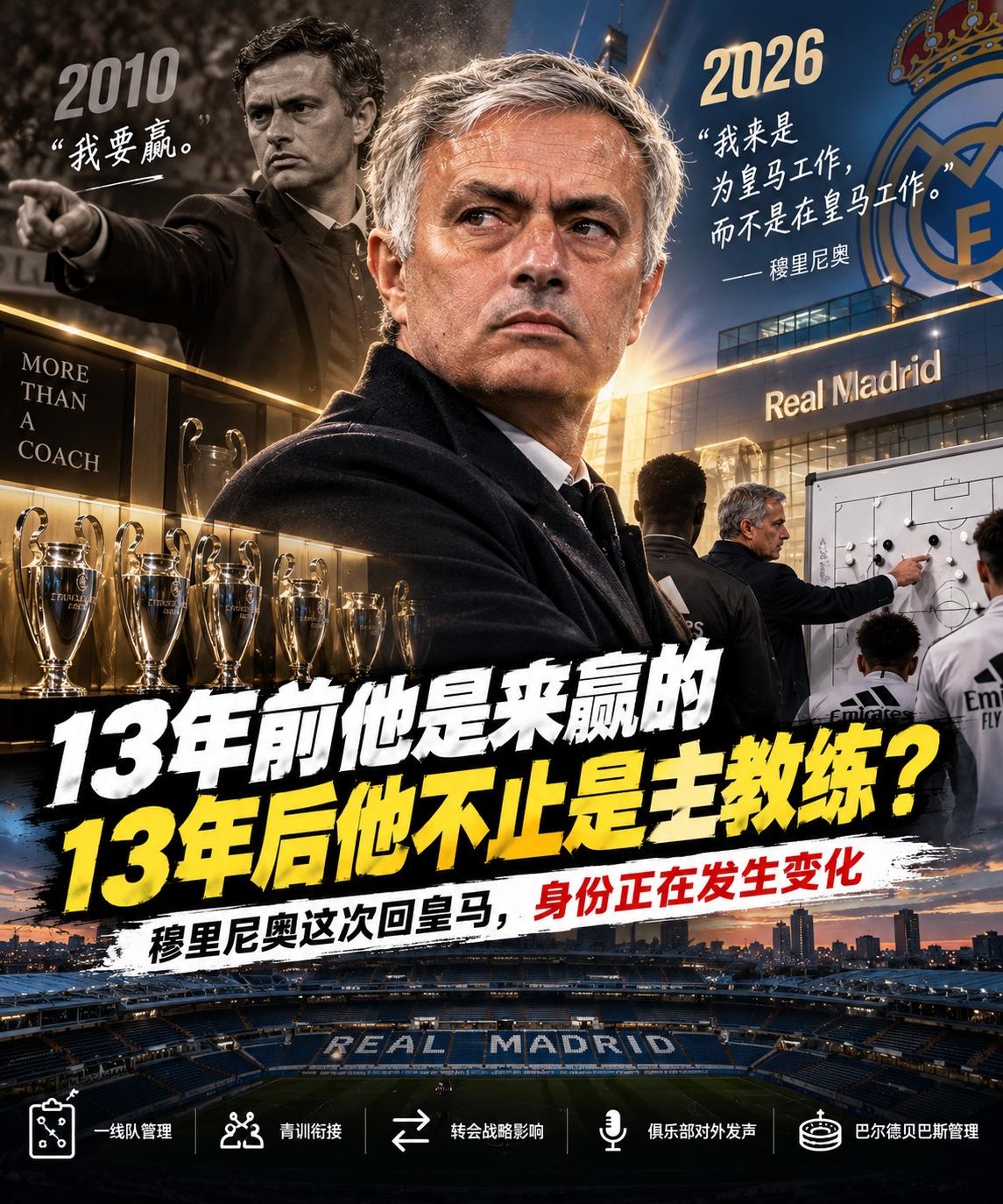 穆里尼奥第二次回到皇马以后，我越来越觉得：弗洛伦蒂诺这次请回来的，可能不只是