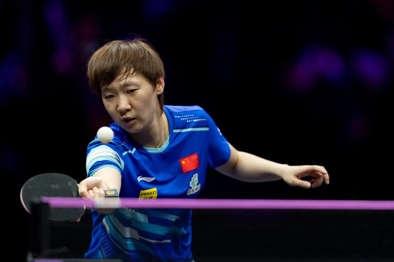 刚刚结束了一场国际乒联澳门世界杯女单小组赛首轮，女单世界排名第2名的国乒选手王曼