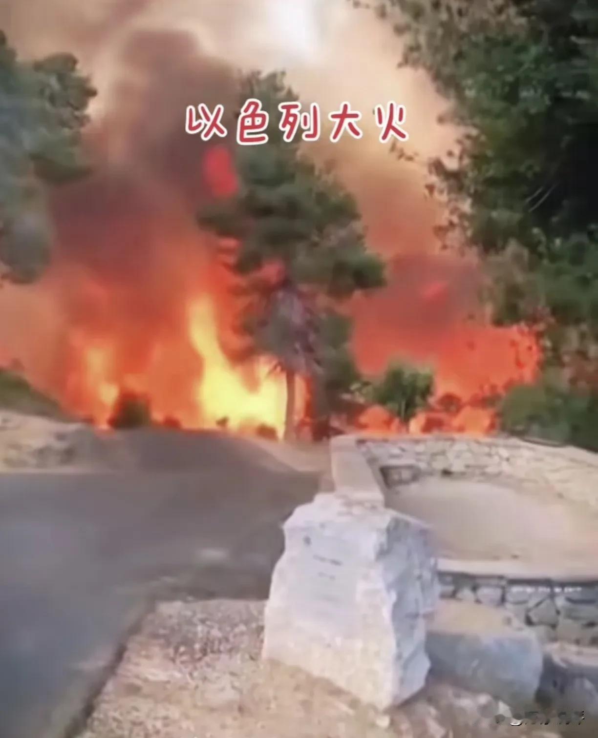 貌似以色列赢了，实则败得一败涂地文/梦醒近日，以色列山火肆虐的