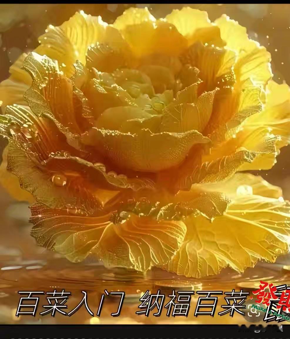 “白菜”入门，你看见了，意味着，金钱和财富都来找你了，接住，在2026年马