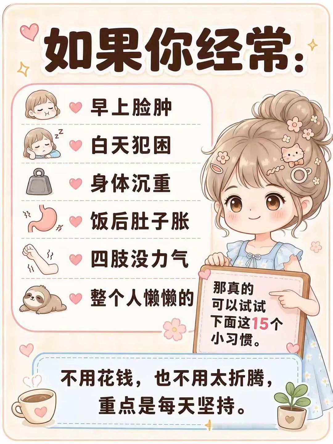 湿气重的人，坚持这15个小习惯，身体会轻很湿气重的人，每天坚持这15个小习惯_如