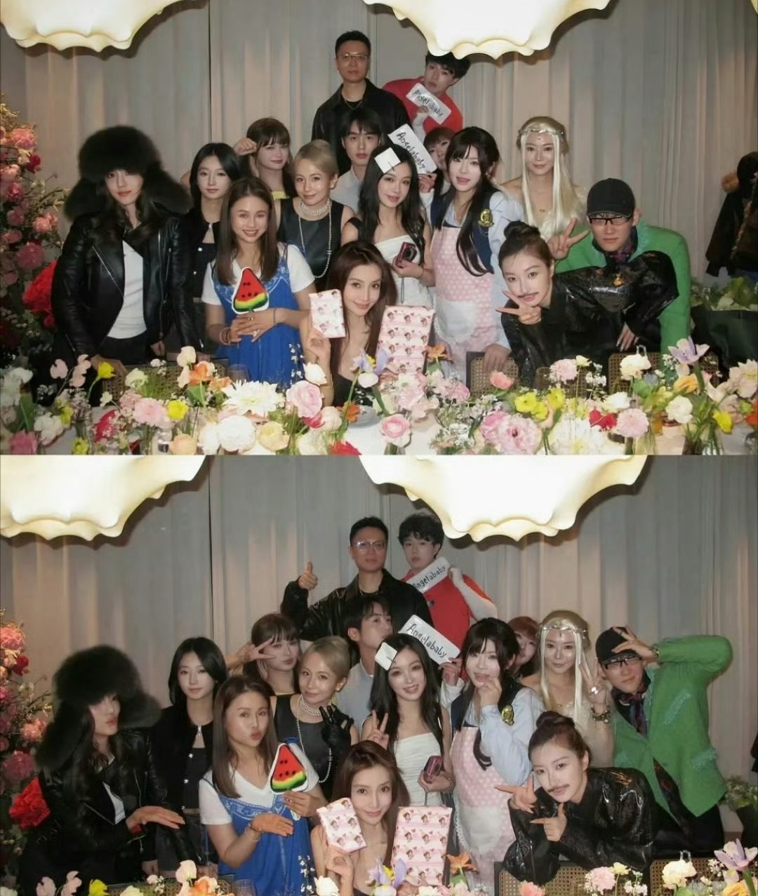 Angelababy生日聚会除了吴千语，没有一个圈内人，内娱都这么现实吗？