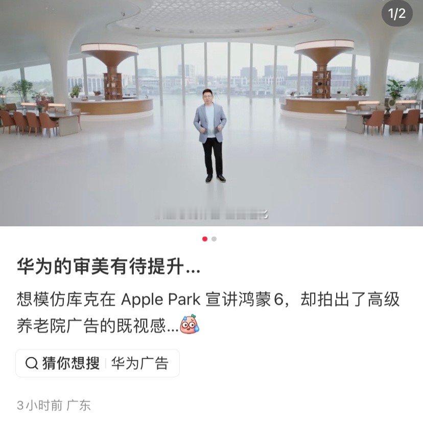网友：华为的审美有待提升🥲​​​