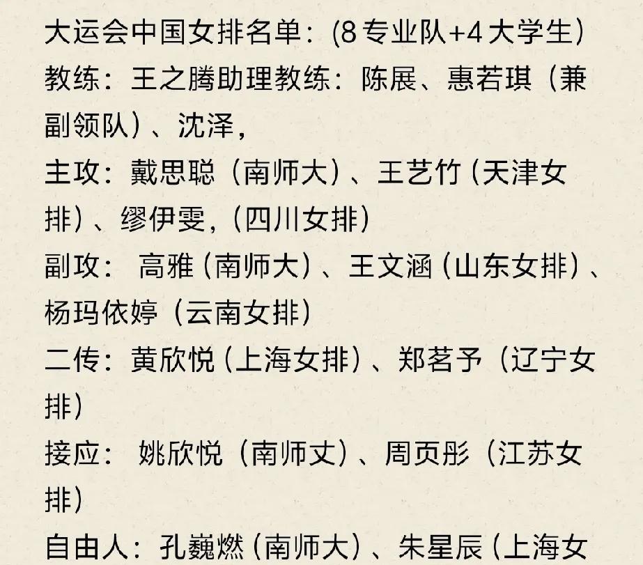 现在的女排赛事，也挺多的，有世界女排联赛，女排世锦赛，大运会女排赛等，在女