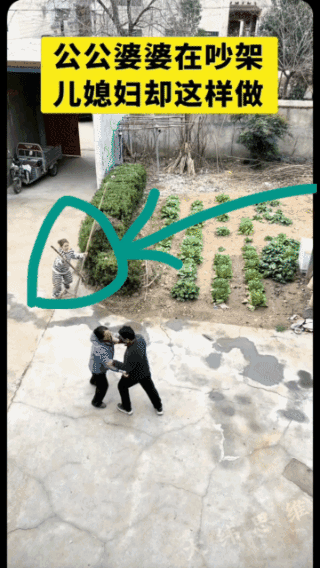 俩人合伙要打儿媳妇了！